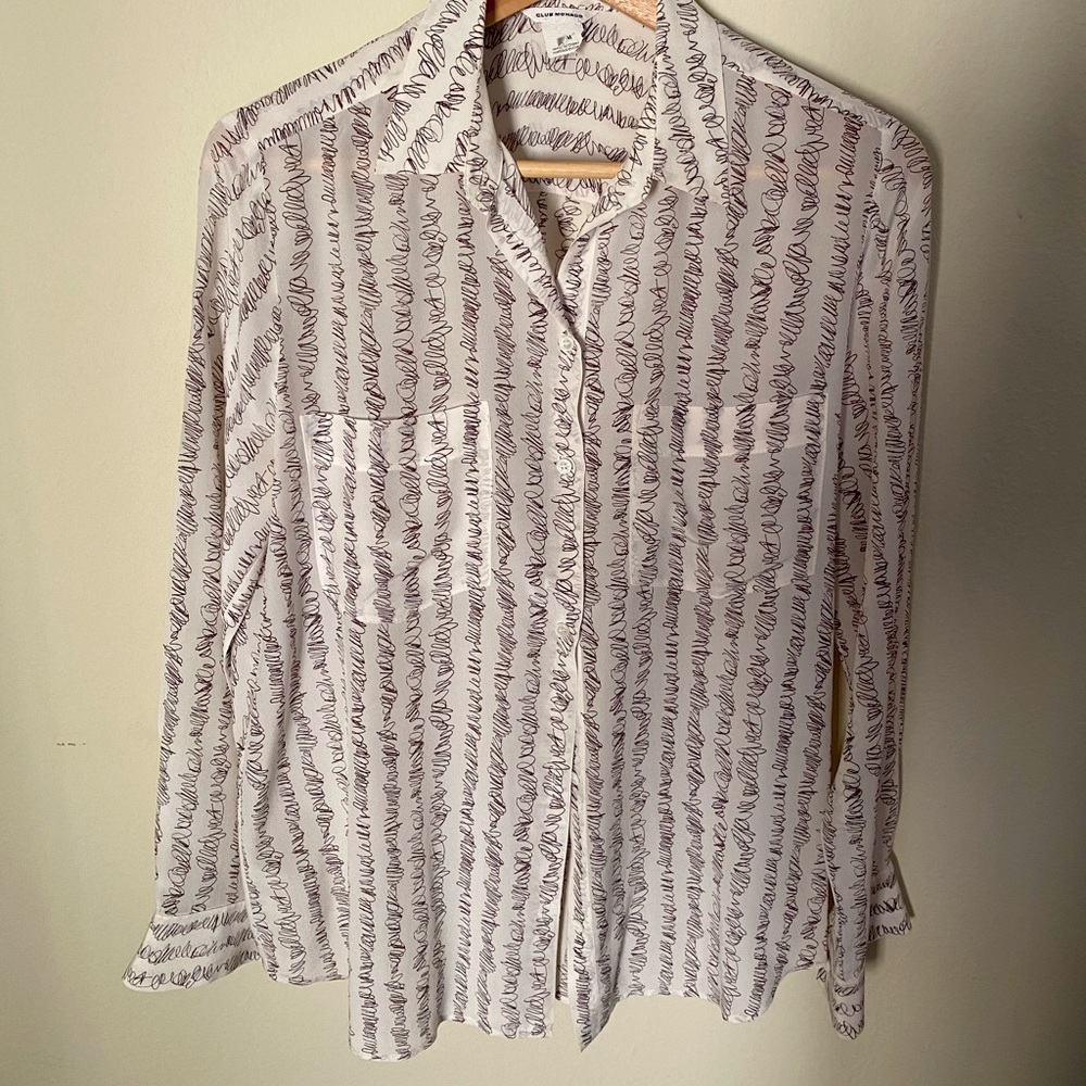 Club Monaco silk blouse